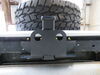 2014 jeep wrangler unlimited  custom fit hitch 5000 lbs wd gtw etrailer trailer receiver - matte black finish class iii 2 inch