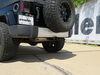 2014 jeep wrangler unlimited  custom fit hitch 500 lbs wd tw etrailer trailer receiver - matte black finish class iii 2 inch