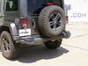 2017 jeep wrangler unlimited  custom fit hitch class iii etrailer trailer receiver - matte black finish 2 inch