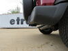 2022 jeep wrangler unlimited  custom fit hitch class iii etrailer trailer receiver - matte black finish 2 inch