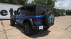 2023 jeep wrangler 4xe  custom fit hitch 4000 lbs wd gtw etrailer trailer receiver - matte black finish class iii 2 inch