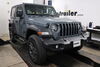 2024 jeep wrangler  custom fit hitch 5000 lbs wd gtw etrailer trailer receiver - matte black finish class iii 2 inch