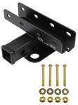 etrailer Trailer Hitch Receiver - Custom Fit - Matte Black Finish - Class III - 2"