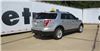 2013 ford explorer  custom fit hitch 5000 lbs wd gtw etrailer trailer receiver - matte black finish class iii 2 inch