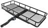 flat carrier tilting folding 24x60 etrailer cargo for 2 inch hitches - steel 500 lbs