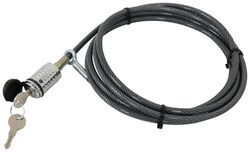 etrailer Cable Lock - 10' Long - 5/16" Diameter - Steel - Keyed Alike - e98891