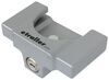 etrailer trailer coupler locks surround lock fits 2-5/16 inch ball for flat lip - aluminum silver
