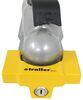 0  surround lock etrailer trailer coupler for flat lip 2-5/16 inch ball - aluminum yellow