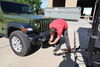 2023 jeep wrangler  removable drawbars etrailer invisible base plate kit - arms