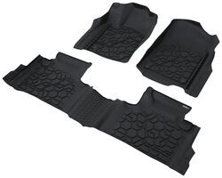 etrailer Custom Fit All-Weather Front and Rear Floor Mats - Black - e98PR