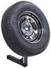 0  hitch mount etrailer mounted spare tire carrier - 2 inch
