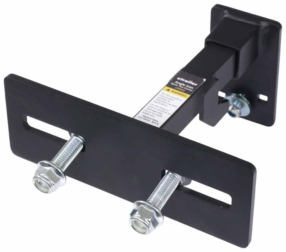 etrailer Spare Tire Mount for Trailer with Angle-Iron Railing - Clamp On - e99045