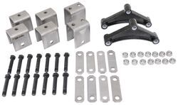 Suspension Kit for Tandem-Axle Trailers - 1-3/4" Wide Double Eye Springs - 3-1/8" Links - e99ZR