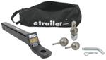etrailer Ball Mount Kit - Super Extra-Long - 3/4" Rise or 2" Drop - 6,000 lbs
