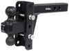 adjustable ball mount 12000 lbs gtw 30000 bulletproof hitches 2-ball for 2 inch hitch - 5-1/4 drop 5-1/2 rise 30 000