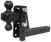 adjustable ball mount drop - 5 inch rise bulletproof hitches 2-ball for 2 hitch 5-1/4 5-1/2 30 000 lbs