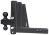 adjustable ball mount 12000 lbs gtw 30000 bulletproof hitches 2-ball for 2 inch hitch - 9-1/4 drop 9-1/2 rise 30 000