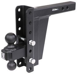 BulletProof Hitches 2-Ball Mount for 2" Hitch - 9-1/4" Drop, 9-1/2" Rise - 30,000 lbs - ED208