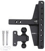 adjustable ball mount drop - 5 inch rise 7 bulletproof hitches 2-ball for 2 hitch offset and drop/rise 30k