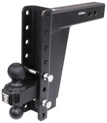 BulletProof Hitches 2-Ball Mount for 2-1/2" Hitch - 11-1/4" Drop, 11" Rise - 36K - ED2510