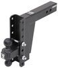 BulletProof Hitches Adjustable 2-Ball Mount for 2-1/2" Hitch - 8" Drop/Rise - 36,000 lbs