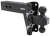 adjustable ball mount drop - 5 inch rise 4 bulletproof hitches 2-ball for 3 hitch 5-1/4 4-1/4 22 000 lbs