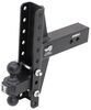 adjustable ball mount drop - 6 inch rise bulletproof hitches 2-ball for 3 hitch offset drop/rise 36k