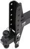 adjustable ball mount 36000 lbs gtw bulletproof hitches 2-ball for 3 inch hitch - offset 6 drop/rise 36k