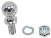 50mm Hitch Ball - 1" Diameter x 2-1/8" Long Shank - Chrome - 8K Chrome-Plated Steel EH53C-C