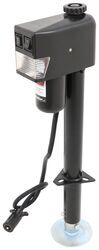 Electric Jack w/ Footplate and 7-Way Plug - A-Frame - 25-1/8" Lift - 3.5K - Black