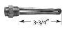 immersion heater kat's heaters oil and coolant - 120v 300 watt 1/2 inch npt