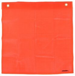 Erickson Mesh Safety Flag w/ Grommets - 18" Long x 18" Wide - Fluorescent Orange - EM05303