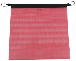 Erickson Mesh Safety Flag w/ Bungee Cord - 18" Wide x 18" Long - Fluorescent Red - EM05307