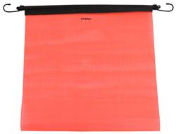 Erickson Mesh Safety Flag w/ Bungee Cord - 18" Wide x 18" Long - Fluorescent Orange