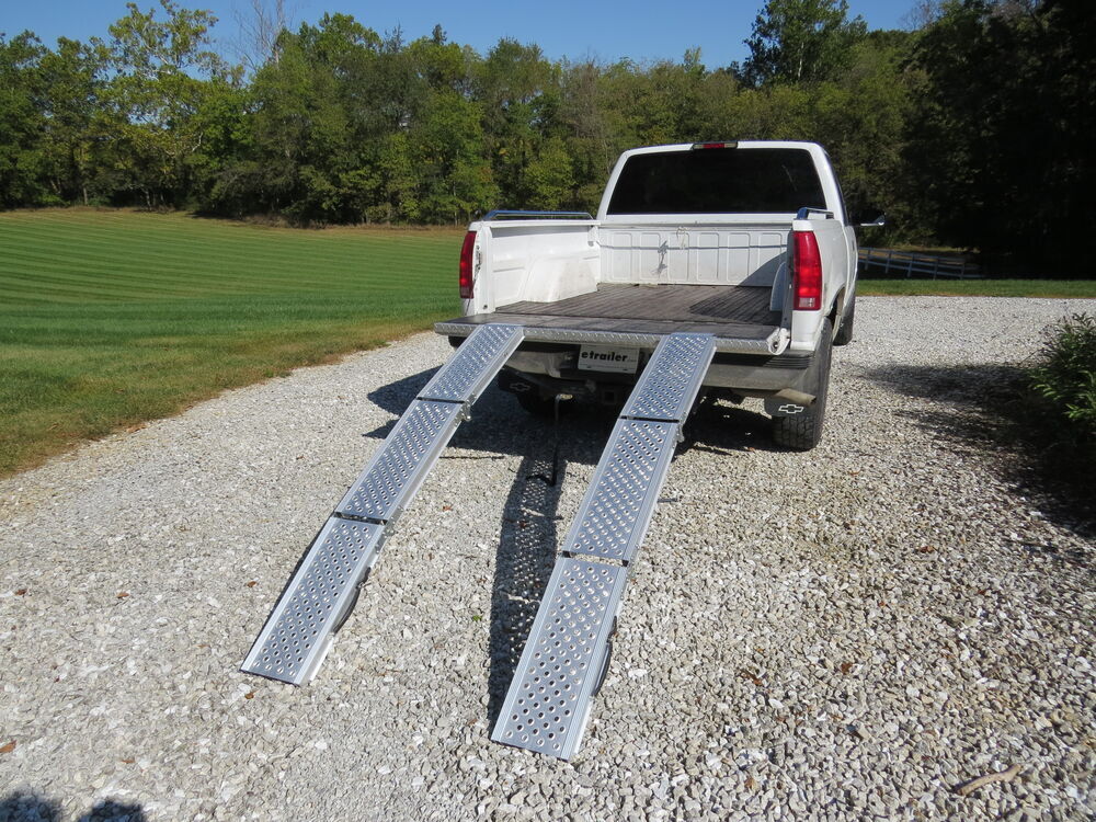 Erickson Arched Loading Ramp Set - Tri-Fold - Aluminum - 72