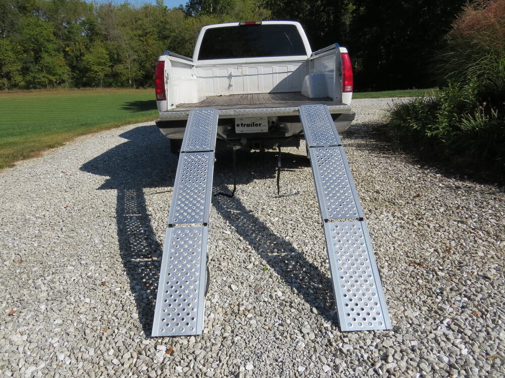 Erickson Arched Loading Ramp Set - Tri-Fold - Aluminum - 72