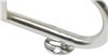 Erickson Removable Motorcycle Wheel Chock - 6" Wide Tires - Chrome Plated Steel - Qty 1 Steel EM07506