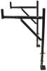 truck bed adjustable height erickson ladder rack - side mount steel 250 lbs