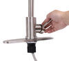 kitchen faucet gooseneck spout empire faucets rv touchless - stainless steel