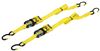 trailer truck bed 1-1/8 - 2 inch wide erickson sliding ratchet tie-down straps w/ safety hooks 1-1/4 x 14' 665 lbs qty