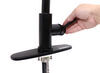 kitchen faucet single handle empire faucets rv w/ pull-down spout - lever matte black
