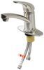 bathroom faucet high-rise spout empire faucets rv - single lever handle brushed nickel
