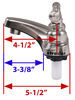 standard sink faucet dual handles em36ur