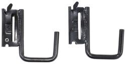 Erickson E Track Storage Hook - Square - Black - Qty 2 - EM42JV