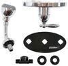 indoor shower empire faucets rv valve and head w/ temp control - single teacup handle chrome