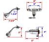 indoor shower valves dimensions