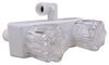 outdoor shower empire faucets valve w/ 90-degree vacuum breaker for exterior rv showers - white