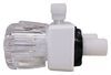 indoor shower empire faucets rv valve w/ vacuum breaker - dual knob handle white