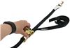 trailer truck bed double-j hooks erickson ratchet tie-down strap w/ double j-hooks and floating rings - 1 inch x 15' 000 lbs