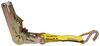 flatbed trailer truck bed 21 - 30 feet long erickson ratchet tie-down strap w/ double j-hooks 2 inch x 25' 1 650 lbs